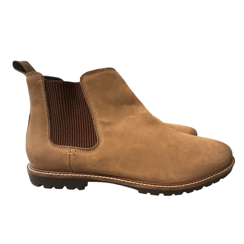 Cole Haan Men's Midland Lug Chelsea Boot Size 12 Tan Camel